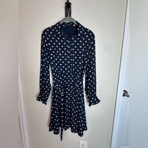 Women’s Banana Republic Size 2 navy w/orange white Dress